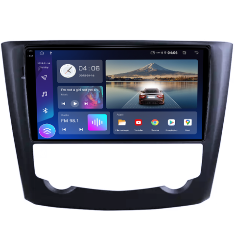 Navigatie dedicata Renault Corega 2016, 8GB RAM 128GB ROM, Octacore, Platforma TS18, Android 14, Display QLED 9", Suporta camera 360", DSP, Carplay&Android Auto, SIM 4G, Ventilator Activ [1]