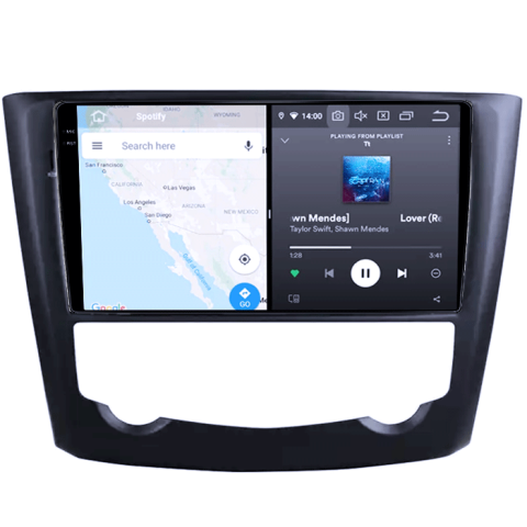 Navigatie dedicata Renault Corega 2016, 8GB RAM 128GB ROM, Octacore, Platforma TS18, Android 14, Display QLED 9", Suporta camera 360", DSP, Carplay&Android Auto, SIM 4G, Ventilator Activ [6]