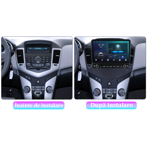 Navigatie dedicata Chevrolet Cruze 2009-2014 Tesla cu butoane rotative model 2024, 4GB RAM 64GB ROM, Procesor Quadcore, Android 14, Display QLED 10", DSP, Carplay&Android Auto [6]