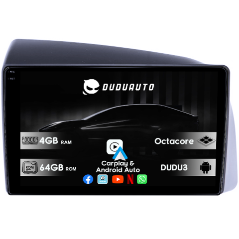 Navigatii Dedicate - Navigatie dedicata Iveco Bronte 2014-2016, DUDU3, 4GB RAM 64GB ROM, Octacore, Platforma 8581, Android, Display QLED 9", DSP, Carplay&AndroidAuto