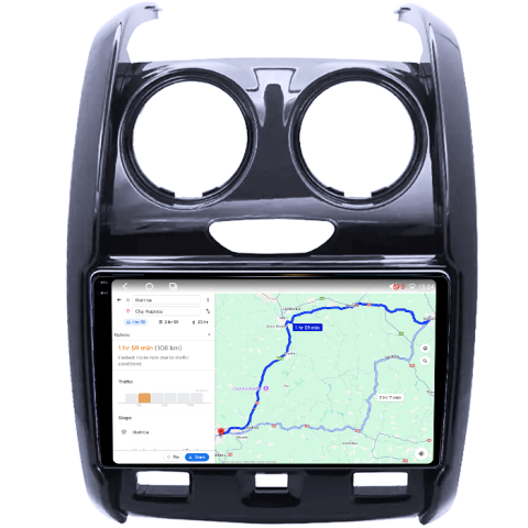 Navigatie dedicata Dacia Duster 2015, 4GB RAM 64GB ROM, Procesor Qualcomm Octacore, Android 14, Rezolutie 2K, Display QLED 9", DSP, Carplay&Android Auto, SIM 4G [3]