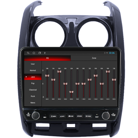 Navigatie dedicata Dacia Duster 2015 Tesla cu butoane rotative model 2024, 4GB RAM 64GB ROM, Procesor Quadcore, Android 14, Display QLED 10", DSP, Carplay&Android Auto [6]