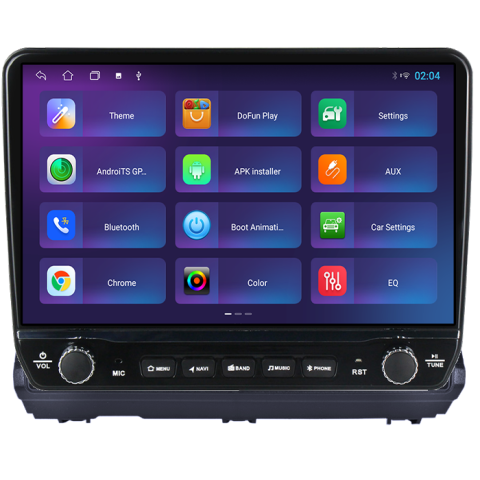 Navigatie dedicata Dacia Logan 3 2021-2023 Tesla cu butoane rotative model 2024, 4GB RAM 64GB ROM, Procesor Quadcore, Android 14, Display QLED 10", DSP, Carplay&Android Auto [2]