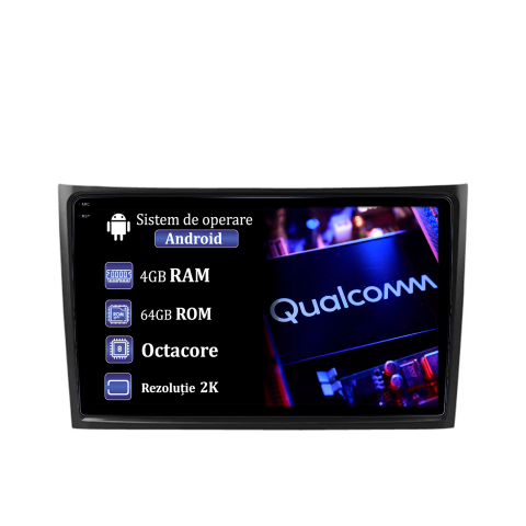XC90 2002-2014 - Navigatie dedicata Volvo XC90 2002-2014, 4GB RAM 64GB ROM, Procesor Qualcomm Octacore, Android 14, Rezolutie 2K, Display QLED 10", DSP, Carplay&Android Auto, SIM