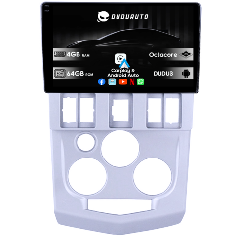 Navigatii Dedicate - Navigatie dedicata Renault&Dacia 2004-2009 DUDU3, 4GB RAM 64GB ROM, Octacore, Platforma 8581, Android, Display QLED 9", DSP, Carplay&AndroidAuto