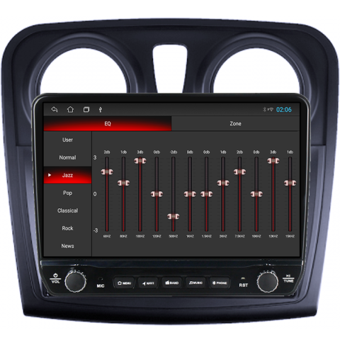 Navigatie dedicata Dacia Sandero (2012-) Tesla cu butoane rotative model 2024, 4GB RAM 64GB ROM, Procesor Quadcore, Android 14, Display QLED 10", DSP, Carplay&Android Auto [6]