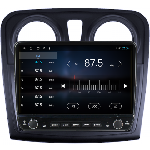 Navigatie dedicata Dacia Sandero (2012-) Tesla cu butoane rotative model 2024, 4GB RAM 64GB ROM, Procesor Quadcore, Android 14, Display QLED 10", DSP, Carplay&Android Auto [1]