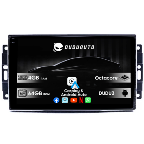 Navigatii Dedicate - Navigatie dedicata Dodge Avenger/Challenger 3/Charger/Dakota/Duragno/Nitro DUDU3, 4GB RAM 64GB ROM, Octacore, Platforma 8581, Android, Display QLED 9", DSP, Carplay&AndroidAuto