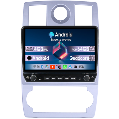 Dodge Caliber 2007-2014 - Navigatie dedicata Dodge caliber 2007-2014 Tesla cu butoane rotative model 2024, 4GB RAM 64GB ROM, Procesor Quadcore, Android 14, Display QLED 10", DSP, Carplay&Android Auto