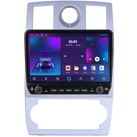 Navigatie dedicata Dodge caliber 2007-2014 Tesla cu butoane rotative model 2024, 4GB RAM 64GB ROM, Procesor Quadcore, Android 14, Display QLED 10", DSP, Carplay&Android Auto [5]