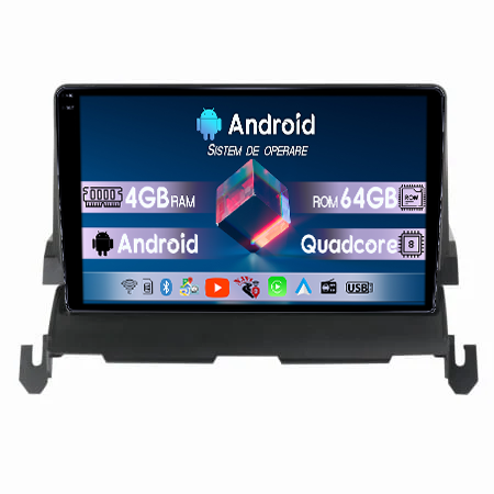 Journey 2009-2012 - Navigatie dedicata Dodge Journey 2008-2010, 4GB RAM 64GB ROM, Quadcore, Android, Display QLED  9", DSP, Carplay&Android Auto, Suport camere AHD