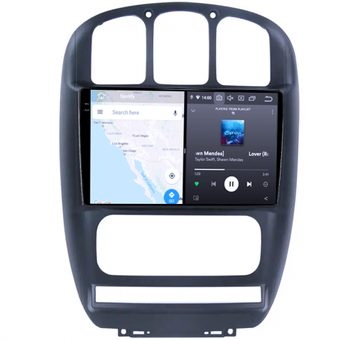 Dodge Caravan 2000-2007 - Navigatie dedicata Dodge Caravan 2000-2007, 8GB RAM 128GB ROM, Octacore, Platforma TS18, Android 14, Display QLED 10", Suporta camera 360", DSP, Carplay&Andro