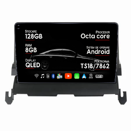 Journey 2009-2012 - Navigatie dedicata Dodge Journey 2008-2010, 8GB RAM 128GB ROM, Octacore, Platforma TS18, Android, Display QLED 9", Suporta camera 360", DSP, Carplay&AndroidAuto