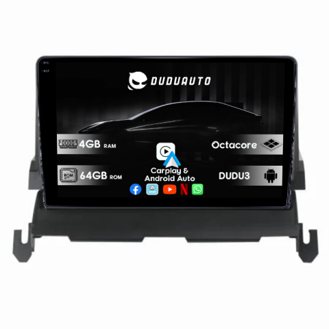 Navigatii Dedicate - Navigatie dedicata Dodge Journey 2008-2010 DUDU3, 4GB RAM 64GB ROM, Octacore, Platforma 8581, Android, Display QLED 9", DSP, Carplay&AndroidAuto