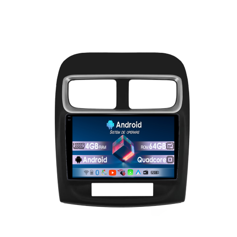 Navigatii Dedicate - Navigatie dedicata Dodge Avenger 2011-2014 , 4GB RAM 64GB ROM, Quadcore, Android 14, Display QLED  9", DSP, Carplay&Android Auto, Suport camere AHD