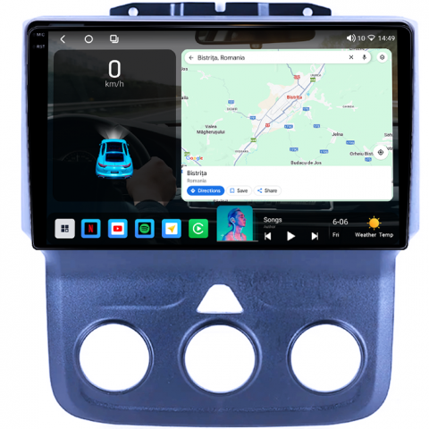 Navigatie dedicata Dodge RAM 2018, 4GB RAM 64GB ROM, Octacore, Android 14, Display QLED 1K 9", Carplay&Android Auto, SIM 4G, Ventilator Activ [1]