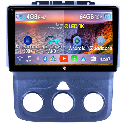 RAM 2018 - Navigatie dedicata Dodge RAM 2018, 4GB RAM 64GB ROM, Octacore, Android 14, Display QLED 1K 9", Carplay&Android Auto, SIM 4G, Ventilator Activ