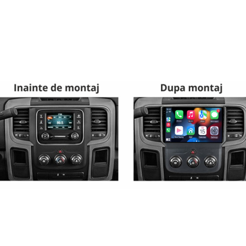 Navigatie dedicata Dodge RAM 2018, 4GB RAM 64GB ROM, Procesor Qualcomm Octacore, Android 14, Rezolutie 2K, Display QLED 10", DSP, Carplay&Android Auto, SIM 4G [6]