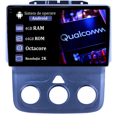 Navigatii Dedicate - Navigatie dedicata Dodge RAM 2018, 4GB RAM 64GB ROM, Procesor Qualcomm Octacore, Android 14, Rezolutie 2K, Display QLED 10", DSP, Carplay&Android Auto, SIM 4G