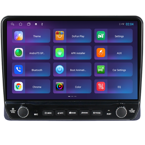 Navigatie dedicata Dacia Duster 2018-2022 Tesla cu butoane rotative model 2024, 4GB RAM 64GB ROM, Procesor Quadcore, Android 14, Display QLED 10", DSP, Carplay&Android Auto [2]