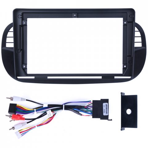 Navigatie dedicata Fiat 500, 4GB RAM 64GB ROM, Quadcore, Android 14, Display QLED 1K 9", DSP, Carplay&Android Auto, Suport camere AHD [5]