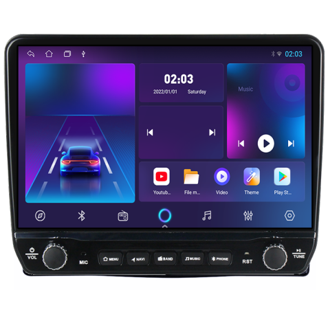 Navigatie dedicata Fiat 500L 2012-2017 Tesla cu butoane rotative model 2024, 4GB RAM 64GB ROM, Procesor Quadcore, Android 14, Display QLED 10", DSP, Carplay&Android Auto [5]