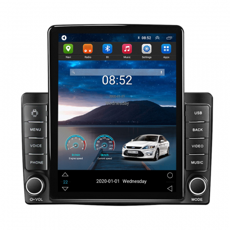 Fiat 500L 2012-2017 - Navigatie dedicata Fiat 500L 2012-2017 ,Tesla Style, ANDROID 13,Carplay&Android Auto, 10 inch , 8+128GB, Internet, Aplicatii, Waze, Gps