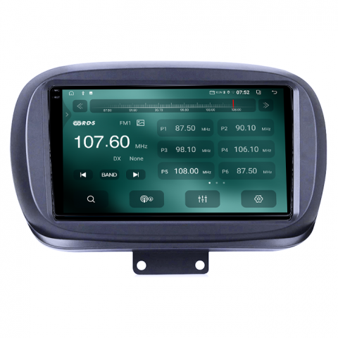 Navigatie dedicata Fiat 500X 2014-2020, 4GB RAM 64GB ROM, Quadcore, Android 14, Display QLED 1K 9", DSP, Carplay&Android Auto, Suport camere AHD [2]