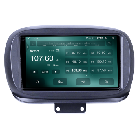 Navigatie dedicata Fiat 500X 2014-2020, 4GB RAM 64GB ROM, Procesor Qualcomm Octacore, Android 14, Rezolutie 2K, Display QLED 9", DSP, Carplay&Android Auto, SIM 4G [4]