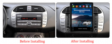 Navigatie dedicata Fiat Bravo 2007-2012 ,Tesla Style, ANDROID 13,Carplay&Android Auto, 10 inch , 8+128GB, Internet, Aplicatii, Waze, Gps [2]