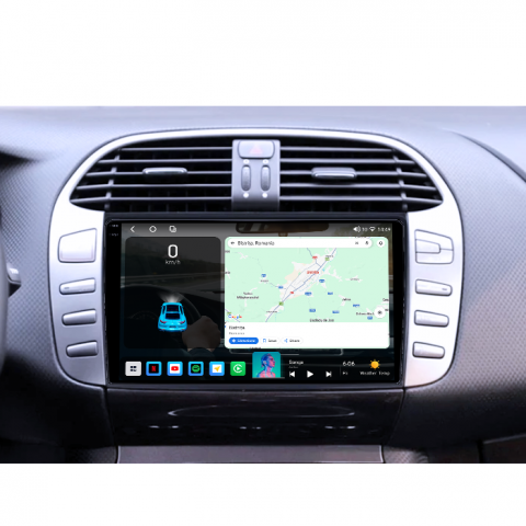 Navigatie dedicata Fiat Bravo 2008-2015, 4GB RAM 64GB ROM, Octacore, Android 14, Display QLED 1K 9", Carplay&Android Auto, SIM 4G, Ventilator Activ [1]