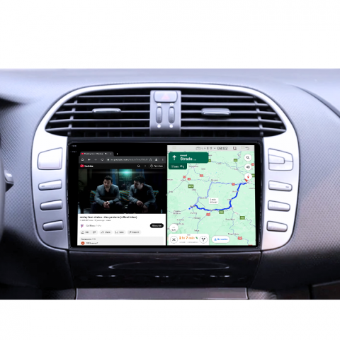 Navigatie dedicata Fiat Bravo 2008-2015, 4GB RAM 64GB ROM, Quadcore, Android 14, Display QLED 1K 9", DSP, Carplay&Android Auto, Suport camere AHD [3]