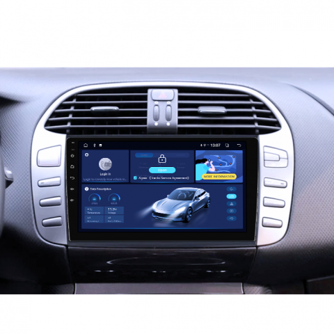 Navigatie dedicata Fiat Bravo 2008-2015, 8GB RAM 128GB ROM, Octacore, Platforma TS18, Android 13, Display QLED 9”, Suporta camera 360º, DSP, Carplay&Android Auto, SIM 4G, Ventilator Activ [1]