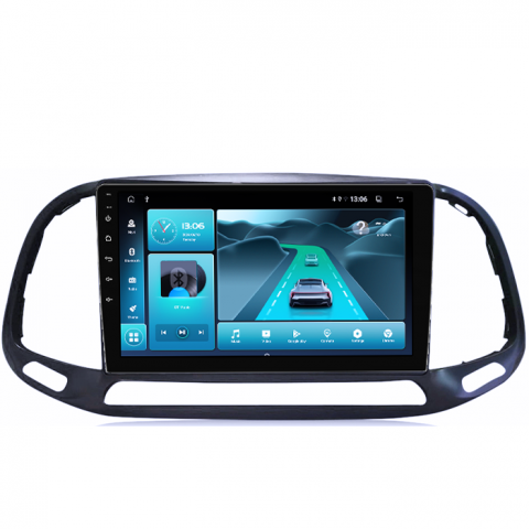 Navigatie dedicata Fiat Doblo 2015-2019, 8GB RAM 128GB ROM, Octacore, Platforma TS18, Android 13, Display QLED 9”, Suporta camera 360º, DSP, Carplay&Android Auto, SIM 4G, Ventilator Activ [3]