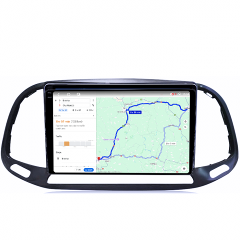 Navigatie dedicata Fiat Doblo 2015, 4GB RAM 64GB ROM, Octacore, Android 14, Display QLED 1K 9", Carplay&Android Auto, SIM 4G, Ventilator Activ [3]