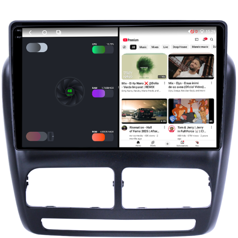 Navigatie dedicata Fiat Doblo 2015, 4GB RAM 64GB ROM, Procesor Qualcomm Octacore, Android 14, Rezolutie 2K, Display QLED 10", DSP, Carplay&Android Auto, SIM 4G [3]