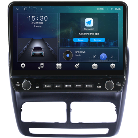 Navigatie dedicata Fiat Doblo 2015 Tesla cu butoane rotative model 2024, 4GB RAM 64GB ROM, Procesor Quadcore, Android 14, Display QLED 10", DSP, Carplay&Android Auto [7]