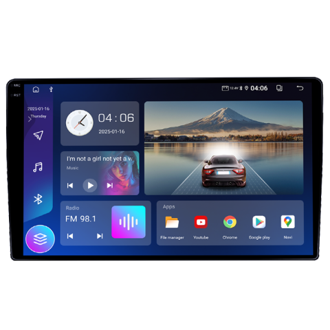 Navigatie dedicata Fiat Ducato 2006-2016 Low, 4GB RAM 64GB ROM, Procesor Qualcomm Octacore, Android 14, Rezolutie 2K, Display QLED 9", DSP, Carplay&Android Auto, SIM 4G [2]