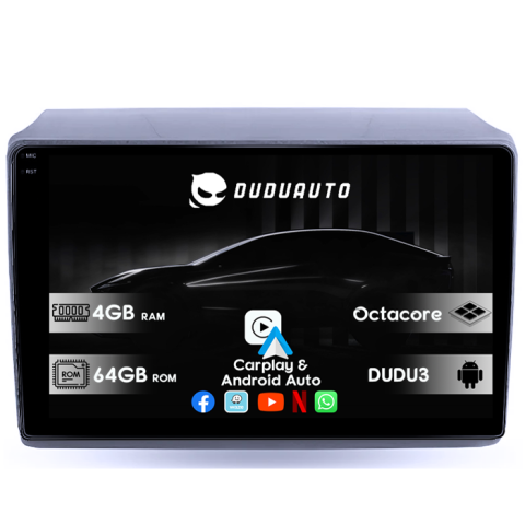 Navigatii Dedicate - Navigatie dedicata Fiat Ducato 2020 DUDU3, 4GB RAM 64GB ROM, Octacore, Platforma 8581, Android, Display QLED 9", DSP, Carplay&AndroidAuto