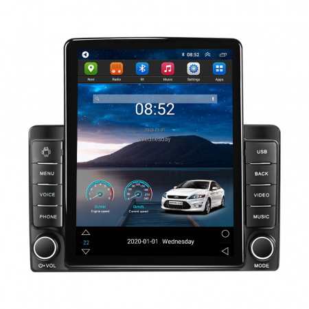Citroen - Navigatie dedicata Fiat Ducato 2006-2016 Tesla Style Low, 8+128 GB, ANDROID 13,Carplay&Android Auto, 10 inch, Internet, Aplicatii, Waze, Gps