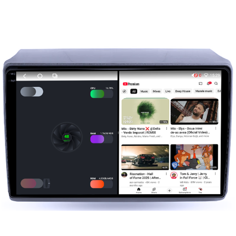Navigatie dedicata Fiat Ducato 2020, 4GB RAM 64GB ROM, Procesor Qualcomm Octacore, Android 14, Rezolutie 2K, Display QLED 9", DSP, Carplay&Android Auto, SIM 4G [4]