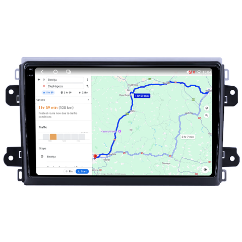 Navigatie dedicata Fiat Ducato 2022+, 4GB RAM 64GB ROM, Procesor Qualcomm Octacore, Android 14, Rezolutie 2K, Display QLED 9", DSP, Carplay&Android Auto, SIM 4G [5]