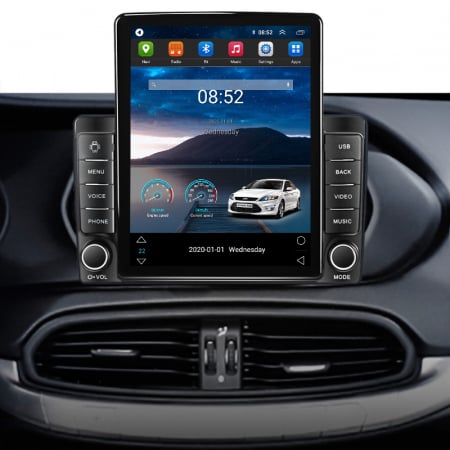 Navigatie dedicata Fiat Egea 2015-2018 ,Tesla Style, ANDROID 13,Carplay&Android Auto, 10 inch , 8+128GB, Internet, Aplicatii, Waze, Gps [3]