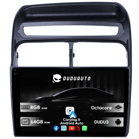 Linea - Navigatie dedicata Fiat Linea 2006-2012 DUDU3, 4GB RAM 64GB ROM, Octacore, Platforma 8581, Android, Display QLED 9", DSP, Carplay&AndroidAuto