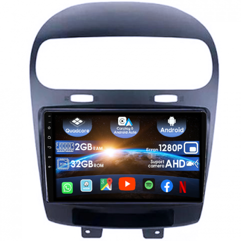 Navigatii 2GB RAM - (Resigilata) Navigatie dedicata Fiat Freemont 2011-2021, 2GB RAM 32GB ROM, Quad Core, Display 9" IPS Full HD, Carplay&Android Auto, Android 14, Suport camere AHD