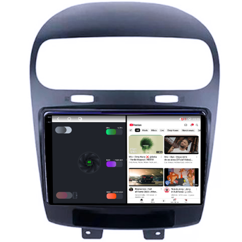 Navigatie dedicata Fiat Freemont 2011-2021, 4GB RAM 64GB ROM, Procesor Qualcomm Octacore, Android 14, Rezolutie 2K, Display QLED 9", DSP, Carplay&Android Auto, SIM 4G [3]