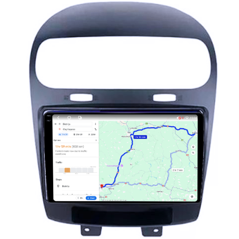 Navigatie dedicata Fiat Freemont 2011-2021, 4GB RAM 64GB ROM, Procesor Qualcomm Octacore, Android 14, Rezolutie 2K, Display QLED 9", DSP, Carplay&Android Auto, SIM 4G [5]