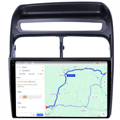 Navigatie dedicata Fiat Linea 2006-2012, 4GB RAM 64GB ROM, Octacore, Android 14, Display QLED 1K 9", Carplay&Android Auto, SIM 4G, Ventilator Activ [3]