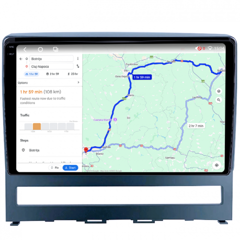 Navigatie dedicata Fiat Perla 2009+, 4GB RAM 64GB ROM, Octacore, Android 14, Display QLED 1K 9", Carplay&Android Auto, SIM 4G, Ventilator Activ [3]
