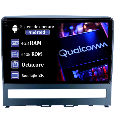 Perla 9 2009 Idea 2011 2014 - Navigatie dedicata Fiat Perla 9 2009 Idea 2011-2014, 4GB RAM 64GB ROM, Procesor Qualcomm Octacore, Android 14, Rezolutie 2K, Display QLED 9", DSP, Carplay&Android Auto, SIM 4G